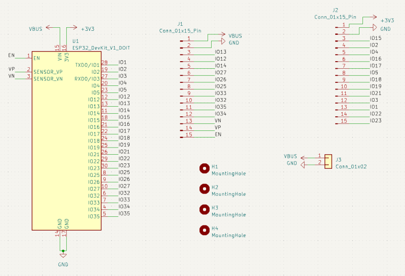 PCB Schematic ESP32
